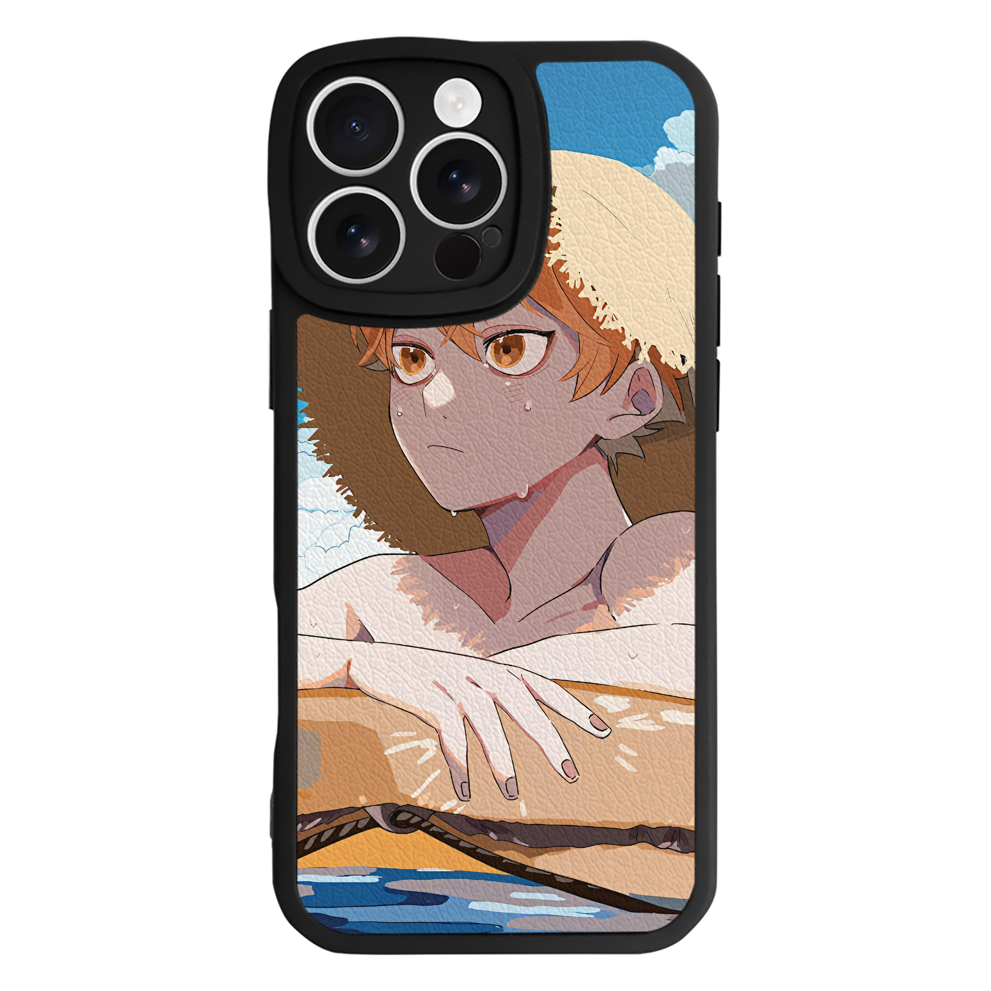 （画像用） ハイキュー!! Haikyu!! 【iPhone 16シリーズ対応】シリコンスマホケース（レザー調） 材質：シリコン